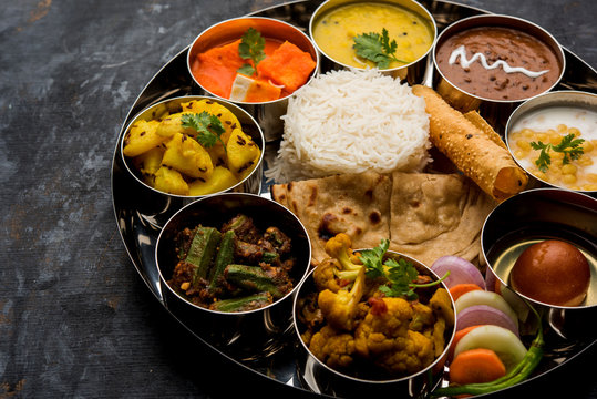 Traditional Gujarati Thali
